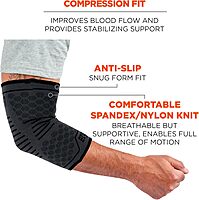 Ergodyne ProFlex 651 Elbow Compression Sleeves