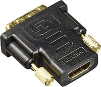 Rocstor Y10C126-B1 Premium HDMI to DVI-D Video Cable Adapter - F/M - 1 x HDMI Female Digital Audio/Video