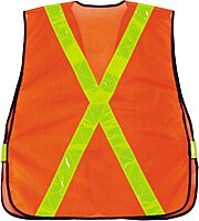 Ergodyne GloWear 8080BAX Hi-Gloss Breakaway X-Back Safety Vest