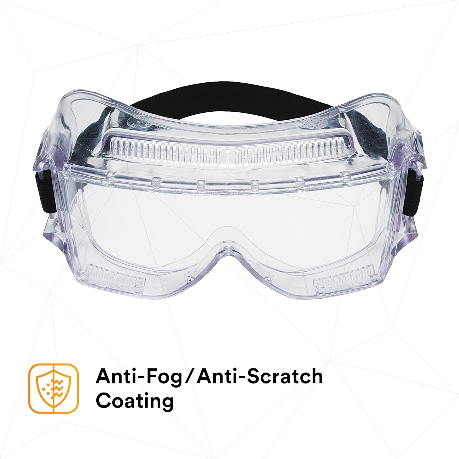 3M Centurion Safety Impact Goggle 452AF, 40301-00000-10 Clear Anti-Fog Lens, Pack of 1