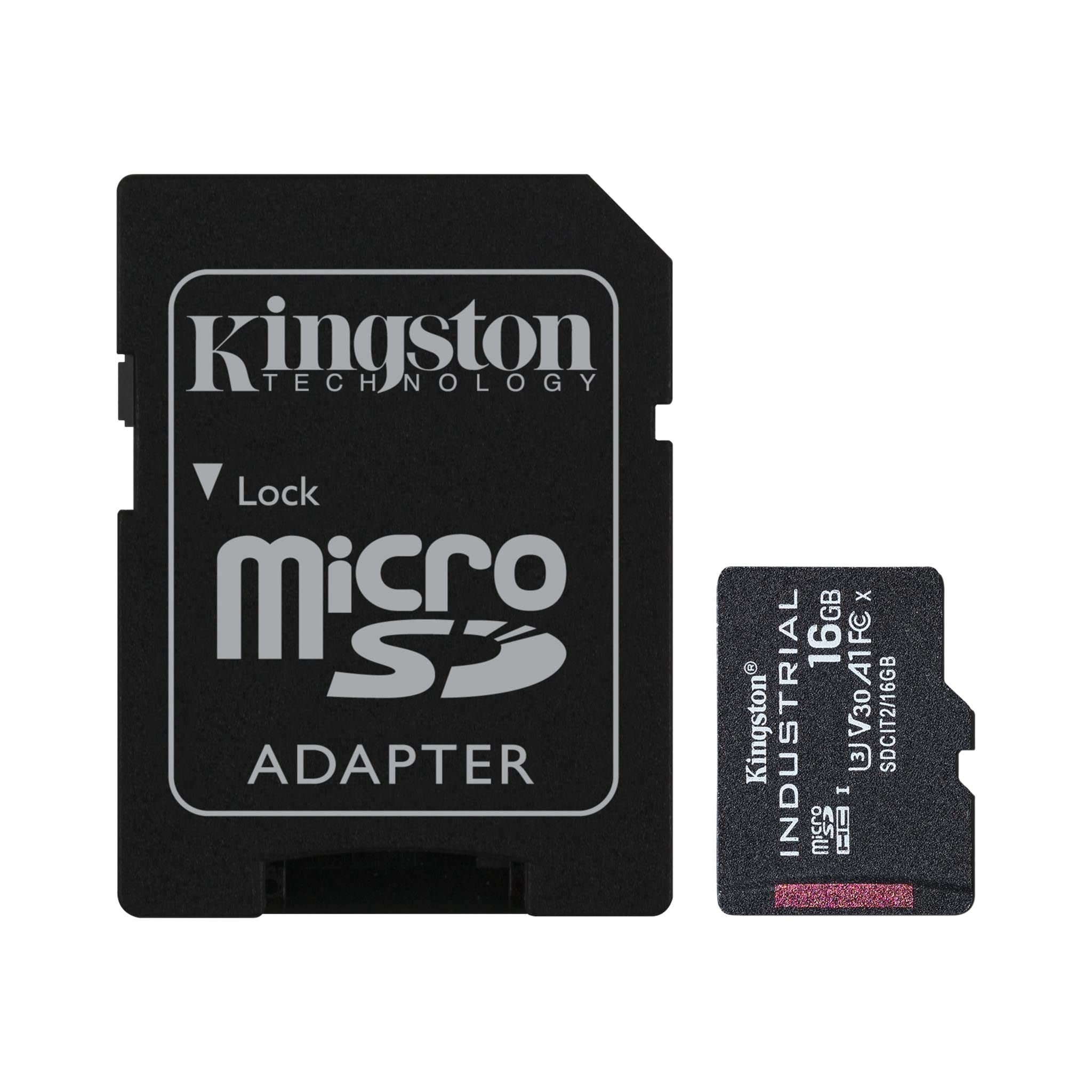 Kingston Industrial microSDHC pSLC Memory Card