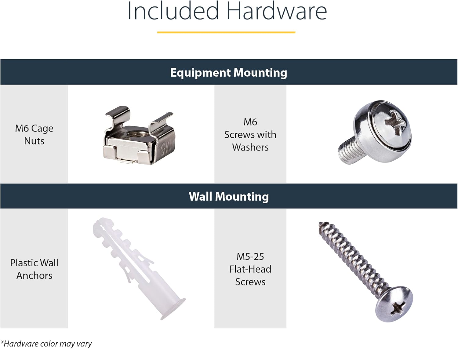StarTech.com 19" Wall Mount Patch Panel Rack Bracket
