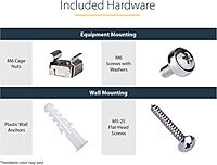 StarTech.com 19" Wall Mount Patch Panel Rack Bracket