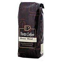 Peet's Coffee & Tea 501619 Bulk Coffee, House Blend, Ground, 1 lb Bag