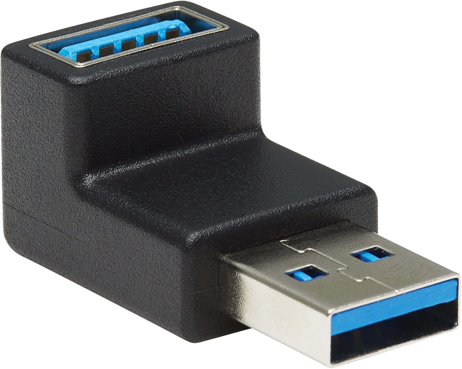 Tripp Lite One Line Description USB 3.0 Adapter, USB 3.0 SuperSpeed Converter, USB-A M/F, 90 Degree Down Angle
