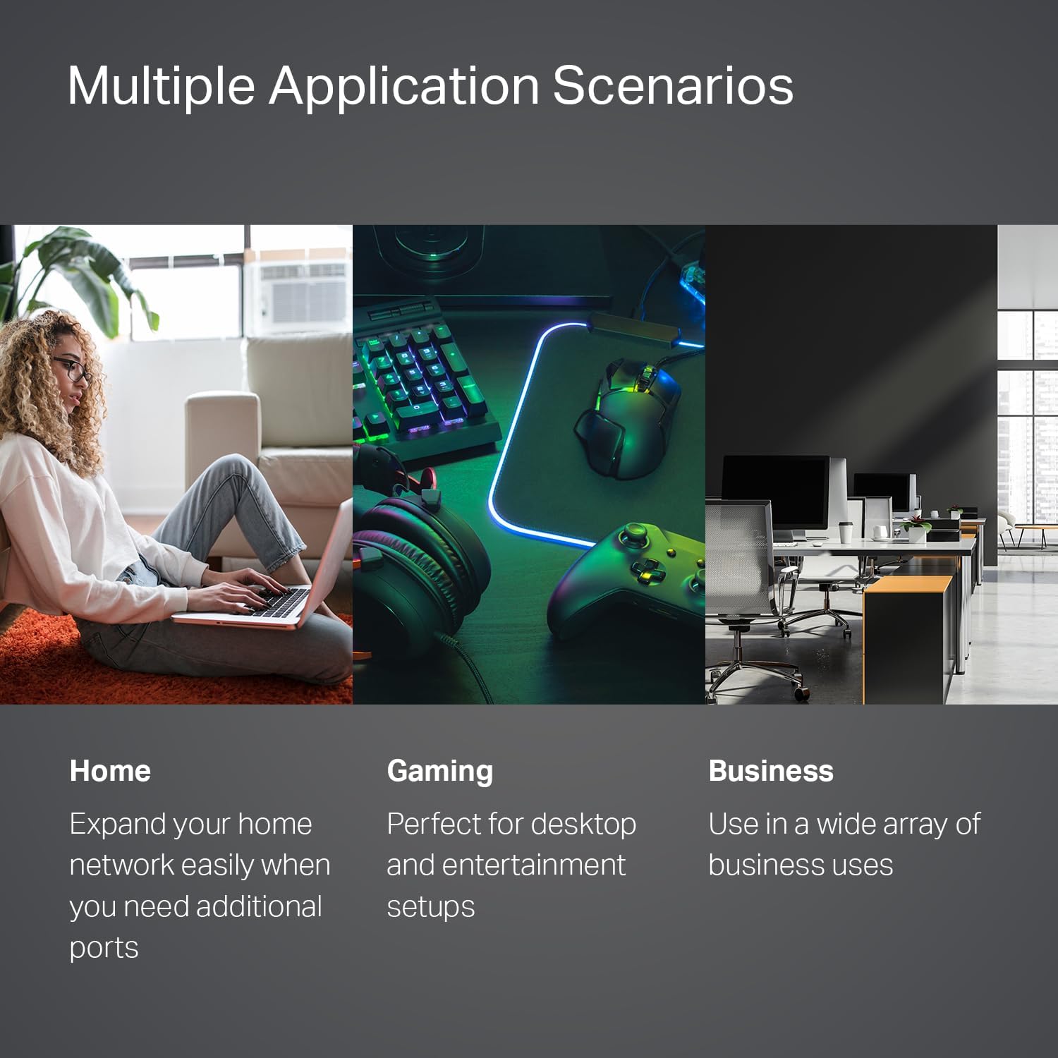 TP-LINK Gigabit Unmanaged Ethernet Switch | Fanless Metal Shielded Ports