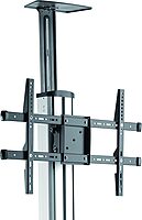 StarTech.com Heavy Duty Rolling Portable TV Cart with Wheels - 32 to 75 inch - Adjustable Rotating Mobile Flat Panel Screen Mount (STNDMTV70)