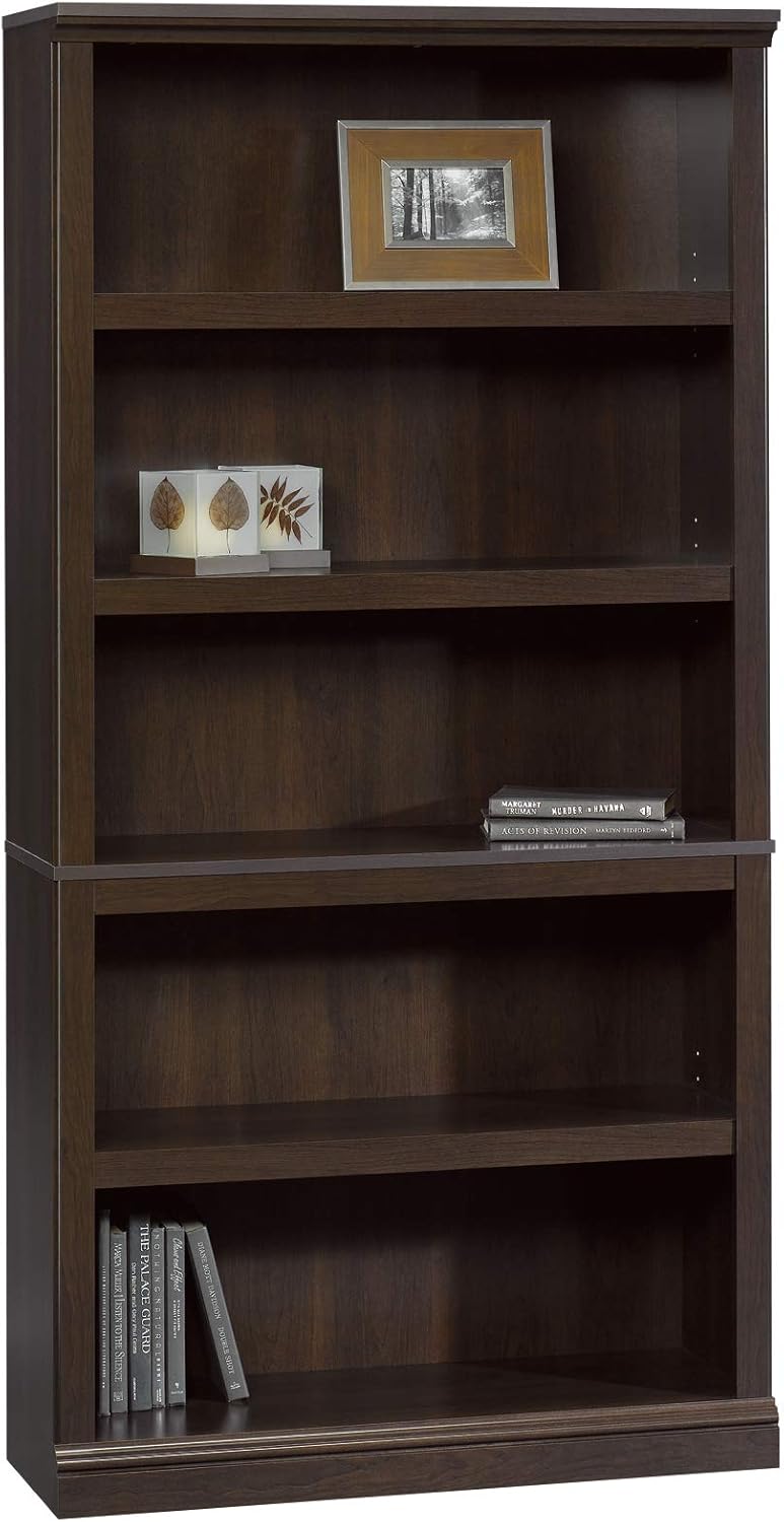 Sauder Select 5-Shelf Engineered Wood Bookcase