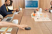 Logitech Rally Mic Pod for Rally, Rally Bar, and Rally Bar Mini, White - 9.60 ft - 90 Hz to 16 kHz -27 dB - Omni-directional - USB