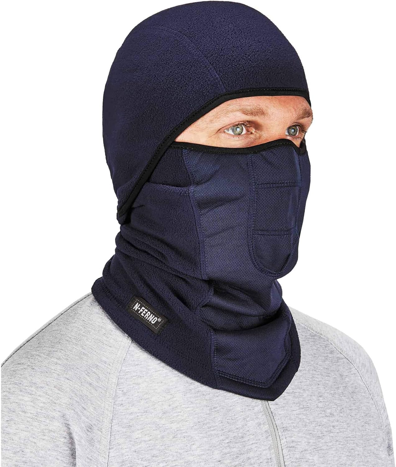 Ergodyne N-Ferno 6823 Wind-Proof Hinged Balaclava Face Mask