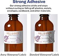 Avery Durable Waterproof Rectangle Labels, Sure Feed Technology, 5" x 6"