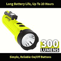 Nightstick XPP-5422GMX X-Series Intrinsically Safe Dual-Light Flashlight with Dual Magnets, Green/Black