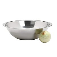 Update International Stainless-Steel Mixing Bowl, 5 Qt, Silver