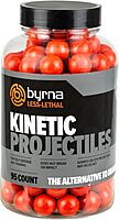 Byrna Kinetic Projectiles - .61 Cal Reusable Hard-Solid Plastic Rounds for Training, Target Practice and Self Defense