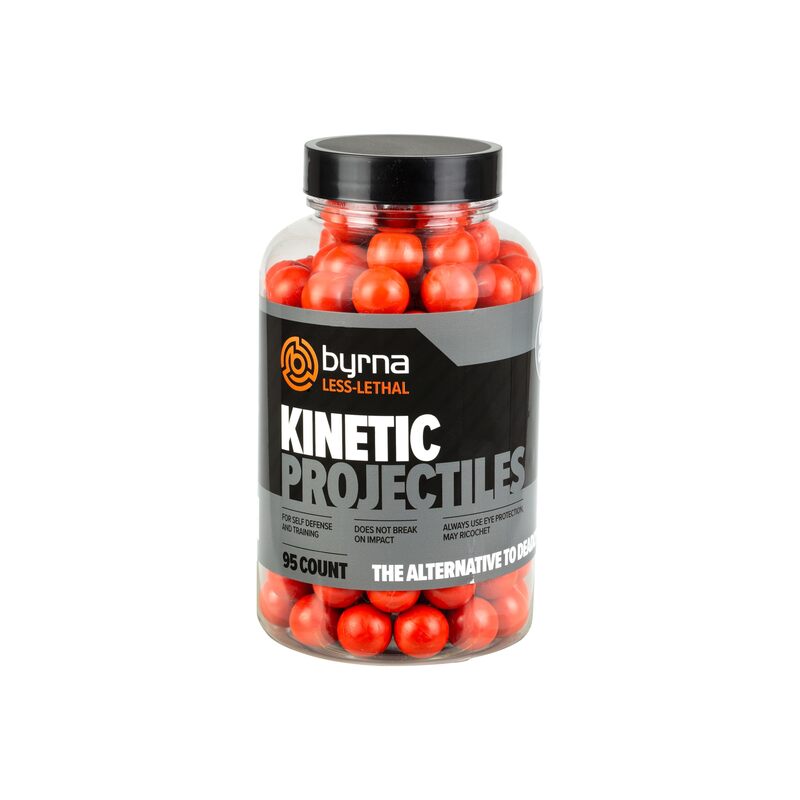 Byrna Kinetic Projectiles - .61 Cal Reusable Hard-Solid Plastic Rounds for Training, Target Practice and Self Defense
