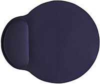 Manhattan Gel Mouse Pad - with Soft Wrist Support, Non- Slip Base, Ergonomic Design - for Laptop, Computer, PC Mouse - Blue