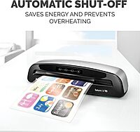 Fellowes Saturn 3i 95 Thermal Laminator Machine for Home or Office with Pouch Starter Kit, 9.5 inch, Fast Warm-Up, Jam-Free Design(5735801)