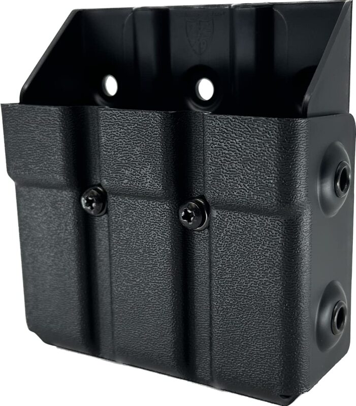 ZERO9 HOLSTERS Model 4007 Triple Magazine Case, Duty Style for Glock 9mm/.40 Double-Stack Magazines