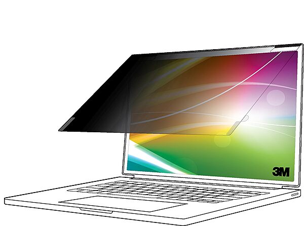 3M Bright Screen Privacy Filter for Apple MacBook Pro 16 M1 - M4, 16.2in Full Screen, 16:10 Aspect Ratio, Reduces Blue Light, Anti-Glare