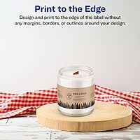 Avery Kraft Brown Rectangle Labels, Sure Feed Technology, 3" x 7", Print-to-The-Edge, Laser/Inkjet Printable