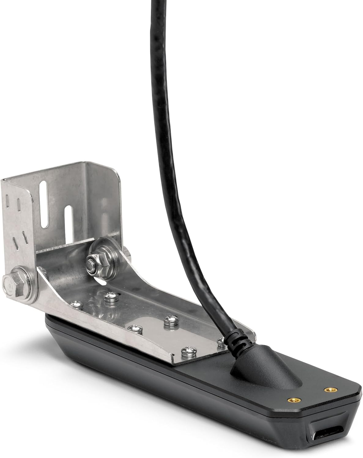 Humminbird XM 14 HW MSI T Transom Transducer for SOLIX with MEGA Side/Down Imaging+ and Dual Spectrum CHIRP Sonar, w/ Temp