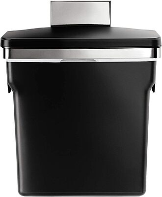 simplehuman Under-Cabinet and In-Cabinet Pull-Out Trash & Recycling Bin, Heavy-Duty Steel Frame