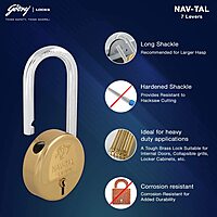 Nav-Tal 7 Levers 4 Keys / Brass / 8169