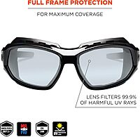 Ergodyne Skullerz LOKI Convertible Safety Glasses/Goggles