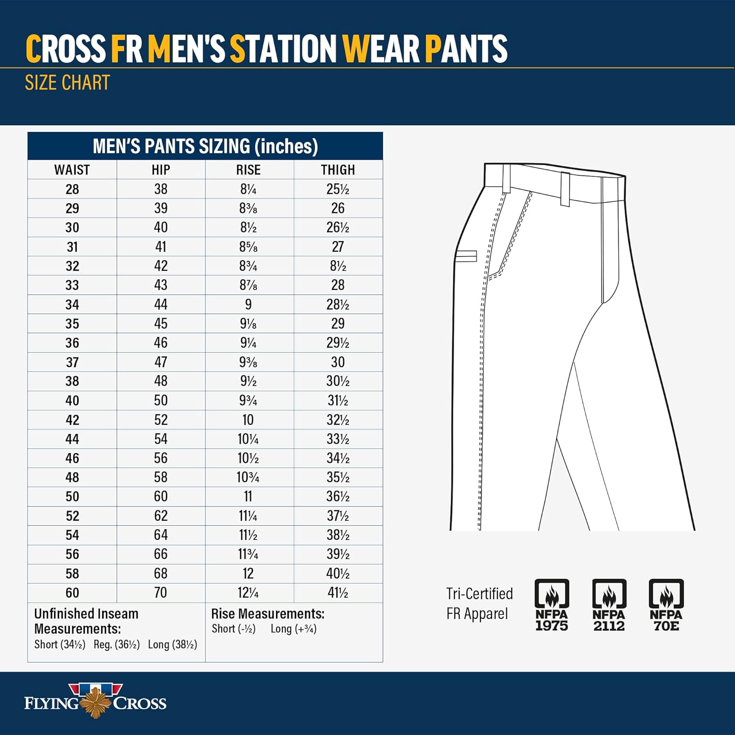 FLYING CROSS Cross FR Men's Firefighter Pants