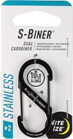 NITE IZE S-Biner Dual Carabiner, Stainless-Steel
