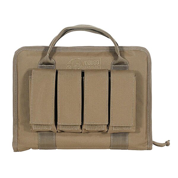 VOODOO TACTICAL Pistol Case with Mag Pouches