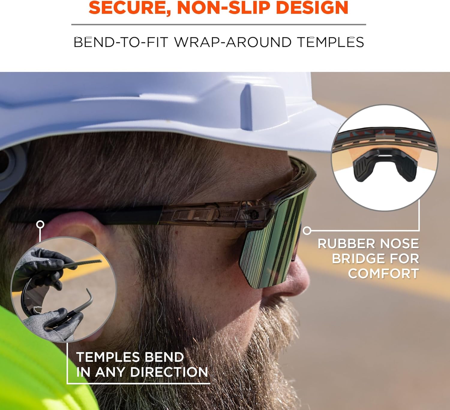 Ergodyne Skullerz AEGIR Polarized Fog-Off+ Safety Glasses
