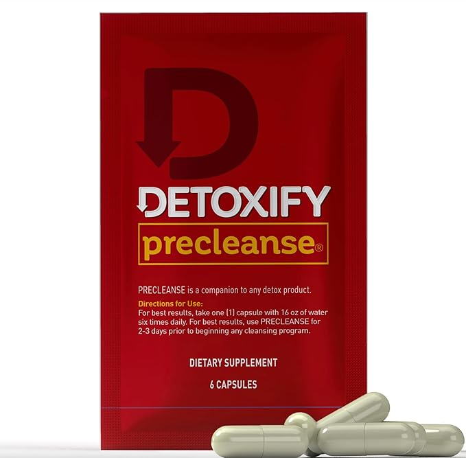 Detoxify - Precleanse Herbal Supplement – 6 Capsules Per Pack - 24 Packs Per Box