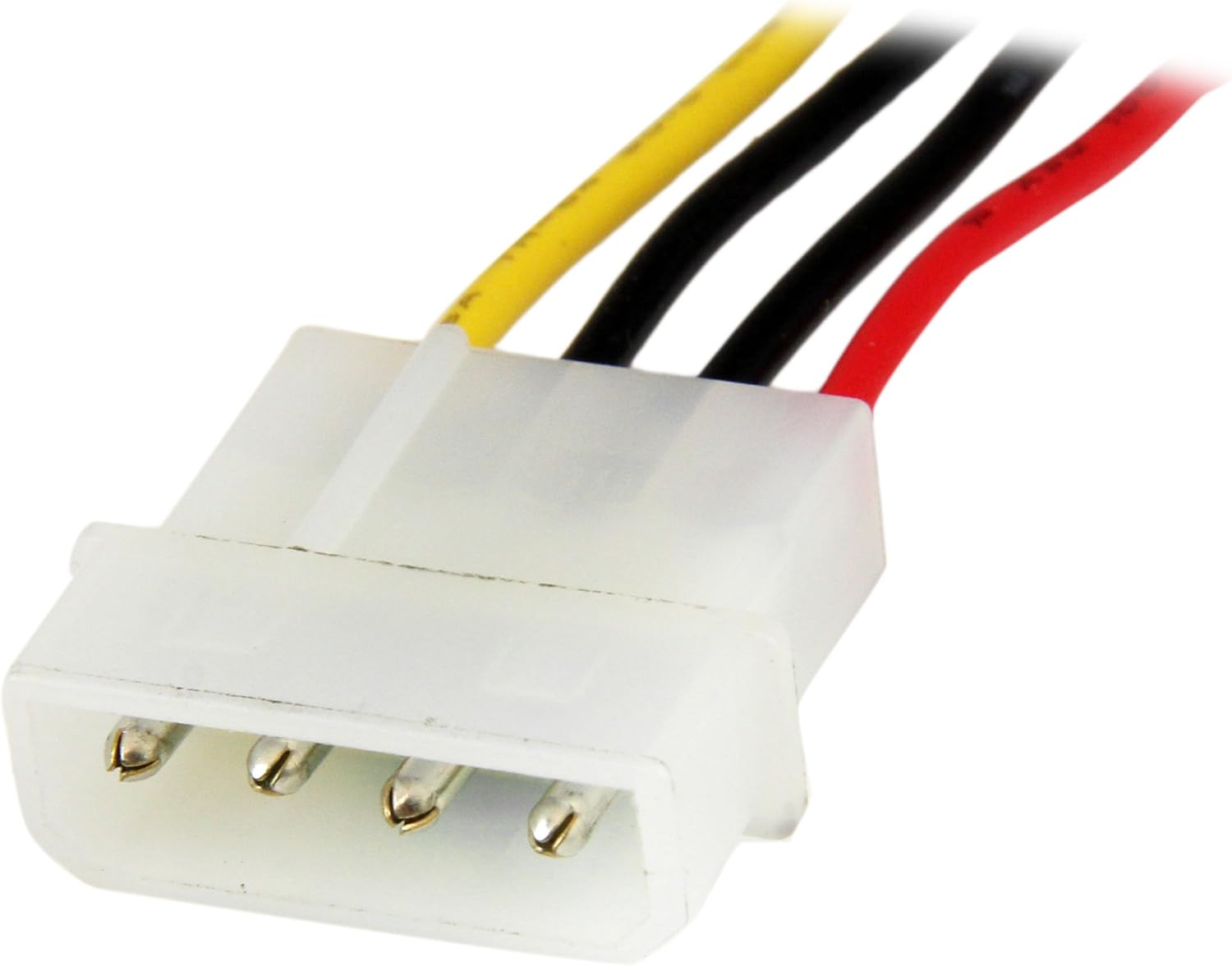 StarTech.com 12in Molex LP4 Power Extension Cable M/F - 4 pin Molex Power Connector - 4 pin Power Extension Cable