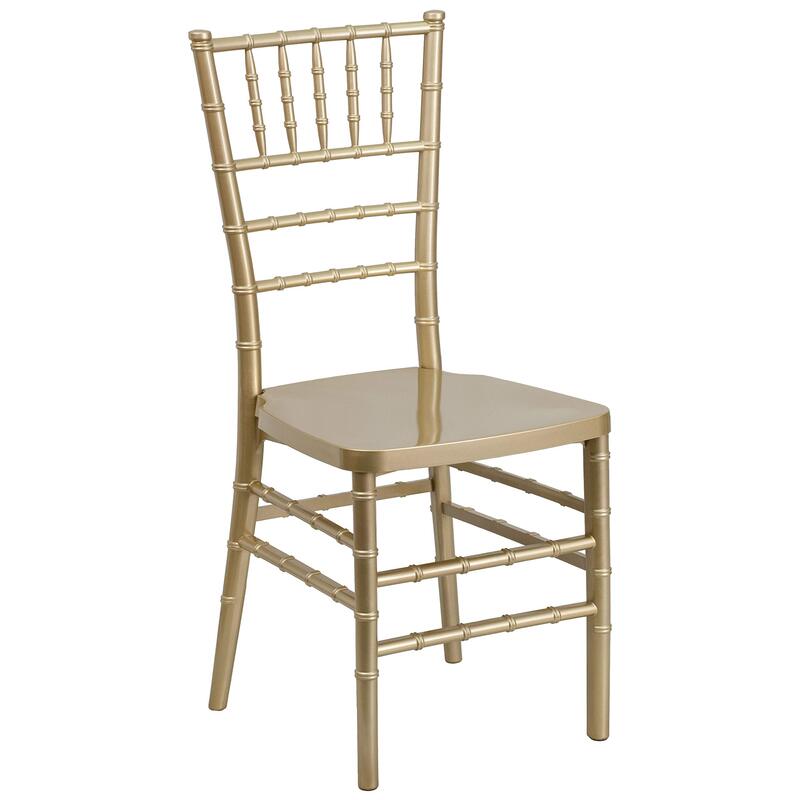 Flash Furniture Hercules Premium Series Chiavari Chair for Formal Events and Banquets, Commercial/Residential All-Occasion Event Chair, Gold 1
