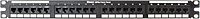 Panduit DP245E88TGY Category-5E 24-Port Flat Punchdown Patch Panel, Black