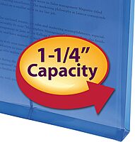 SMEAD Poly Envelope, 1.25" Expansion, String-Tie Closure, Top Load, Letter Size