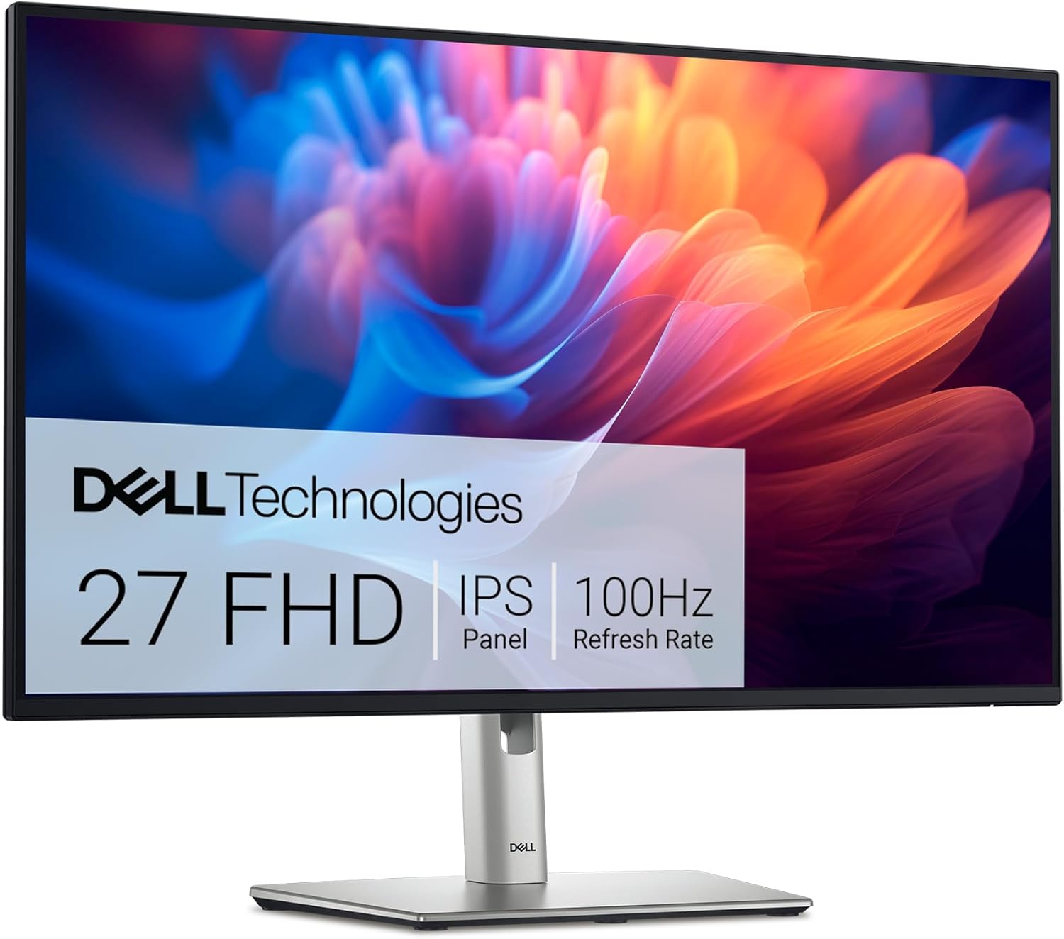 Dell 27 Monitor - P2725H - 27-inch Full HD (1920 × 1080) 100Hz Display, IPS Panel, 99% sRGB, 1500:1 Contrast Ratio