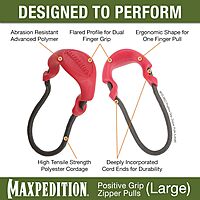 MAXPEDITION Positive Grip Zipper Pulls