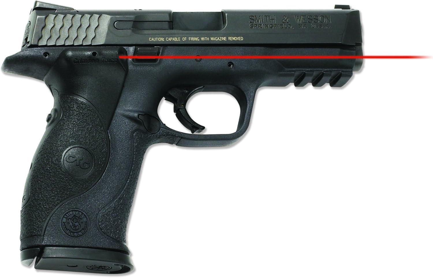 Crimson Trace LG-660 Lasergrips with Red Laser, Heavy Duty Construction and Instinctive Activation for Smith & Wesson M&P