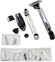 Ergotron – LX Single Monitor Arm, VESA Wall Mount – for Monitors Up to 34 Inches, 7 to 25 lbs – Polished Aluminum Polished Aluminum LX Wall Arm