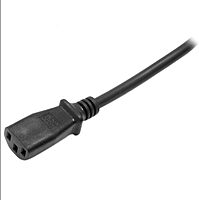 StarTech.com 2m (6ft) Computer Power Cord, 18AWG, EU Schuko To C13, 10A 250V, Black Replacement AC Power Cord