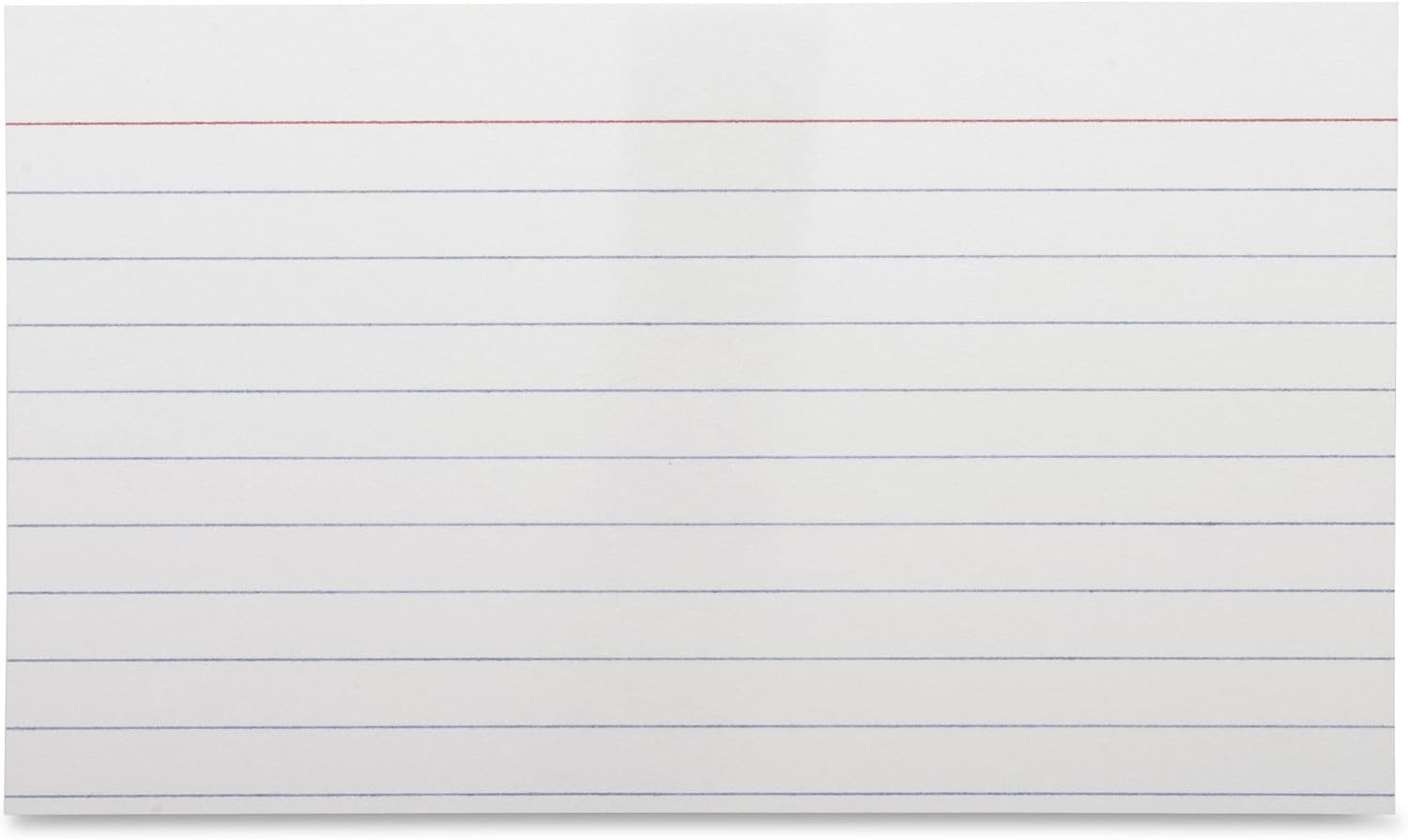 BUSINESS SOURCE Ruled Index Cards, 72 lb, 100/Pack, White