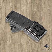 Lictor M4 Magazine Pouch SM with Belt Clip, Magazine Holder Compatible with AR/M4 Magazines | ARSMCUBK1.5BC