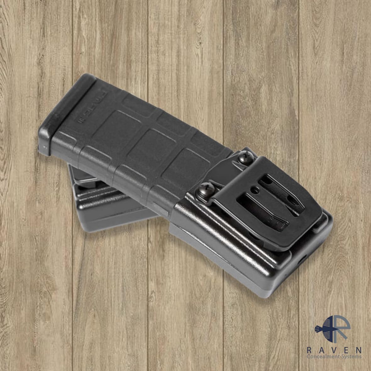 Lictor M4 Magazine Pouch SM with Belt Clip, Magazine Holder Compatible with AR/M4 Magazines | ARSMCUBK1.5BC