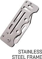 SOG Cash Card Money Clip Pocket Knife- 2.75 Inch Blade EDC Knife with Clip for Pocket, Money or Card Holder