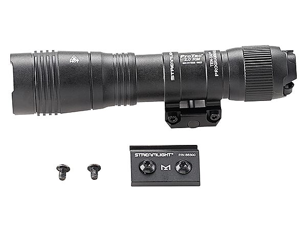 Streamlight 89003 ProTac 2.0 2000-Lumen Rail Mount High Lumen Tactical Rechargeable Long Weapon-Mounted Flashlight with SL-B50 Battery Pack and USB-C Cord, Black