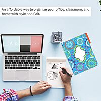 Barker Creek File Folders, Moroccan Design, Letter Size, Set of 12 12pt Cardstock