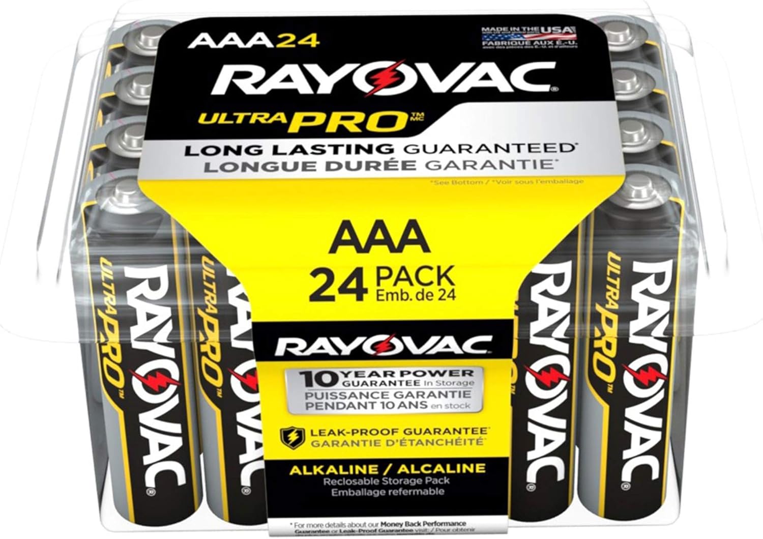 Ultra Pro Alkaline Aaa Batteries, 24/pack