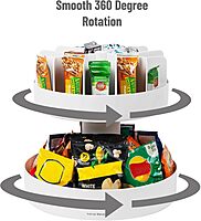 Mind Reader Rotating Snack Carousel Countertop Organizer